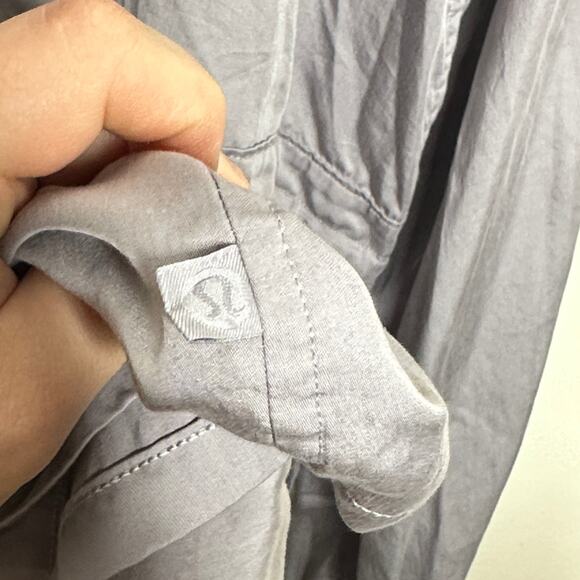 LULULEMON City Stroll Jacket Silverscreen Purple Gray Sz 12 {3M20} - Picture 7 of 8